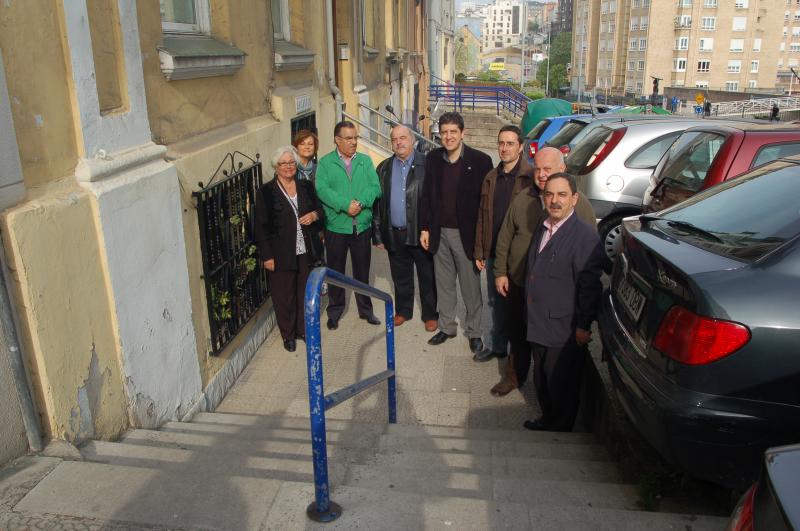 Concejales y vecinos visitan la calle del Sol