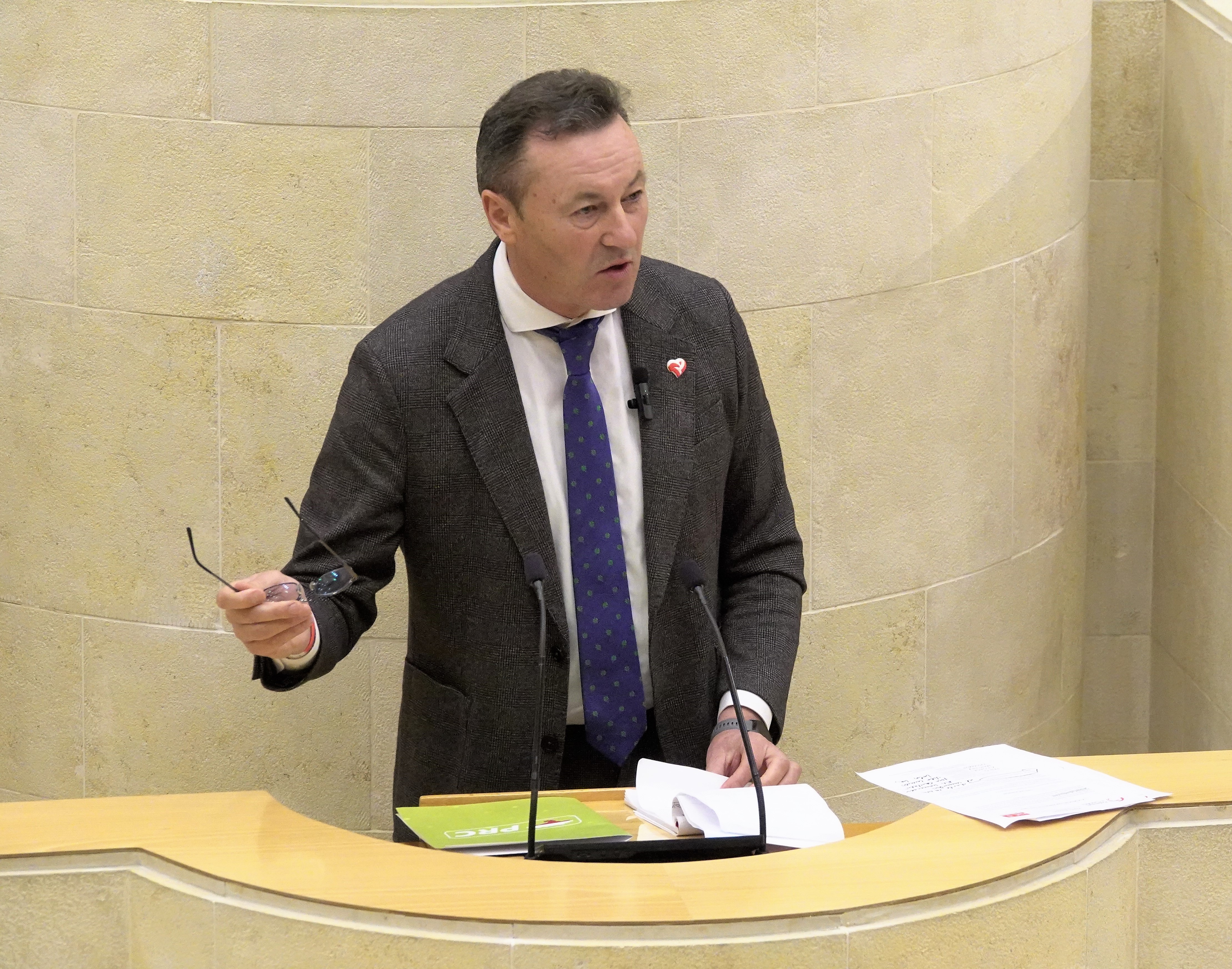 El diputado Guillermo Blanco