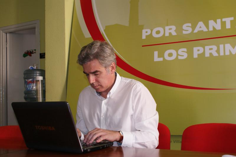 Fuentes-Pila en un momento del encuentro digital