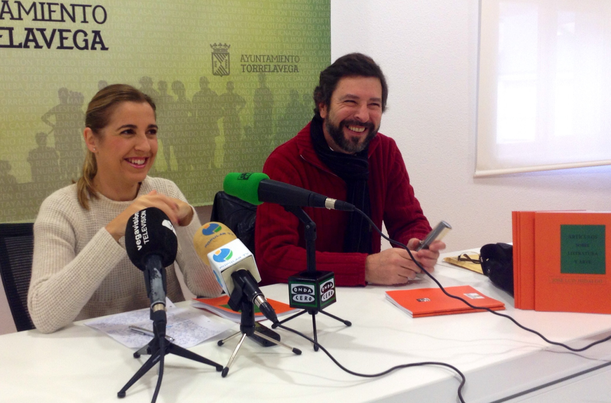 Juncal Herreros y Carlos Alcorta en rueda de prensa
