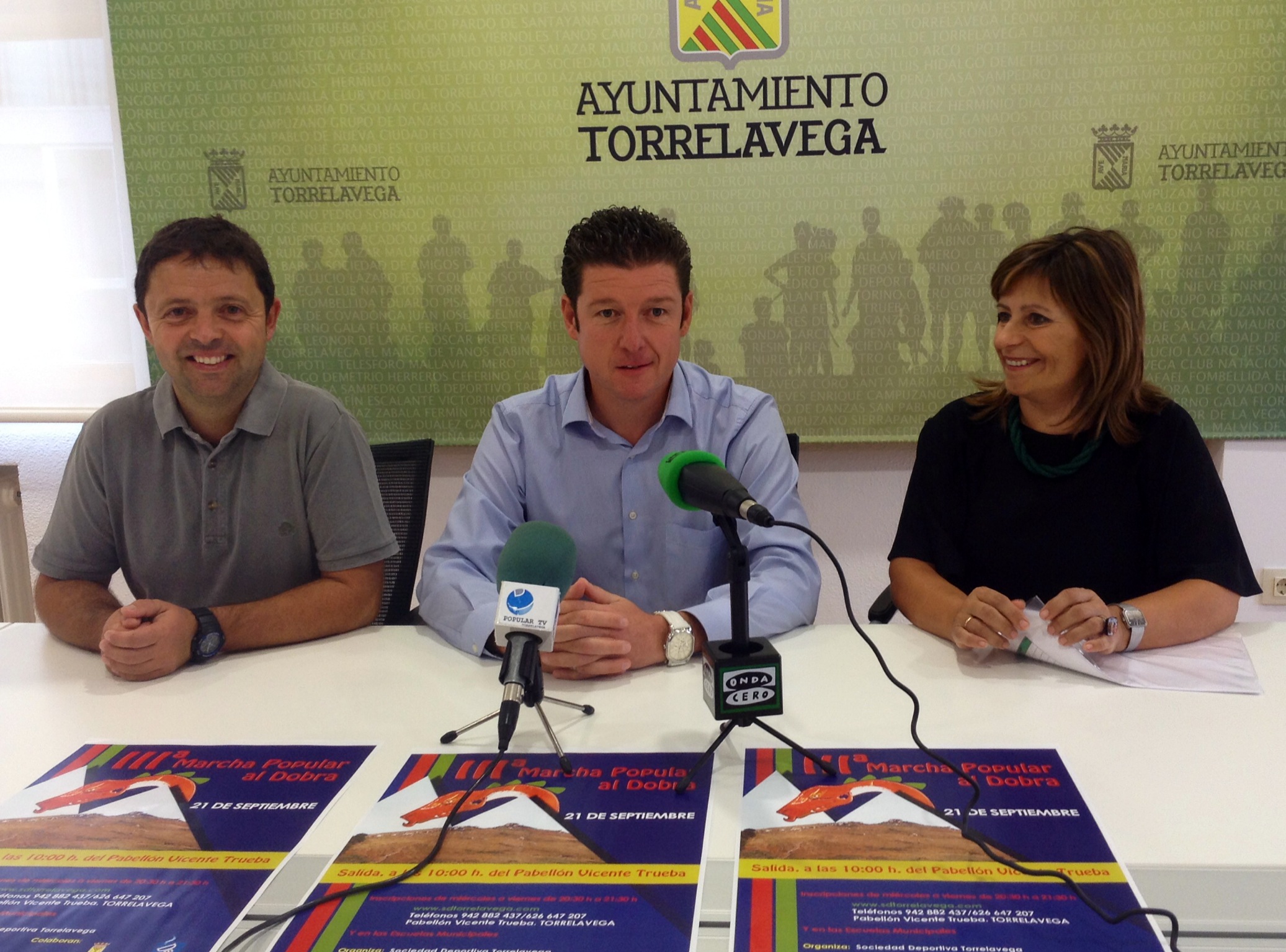 Rueda de prensa para presentar la Marcha al Dobra