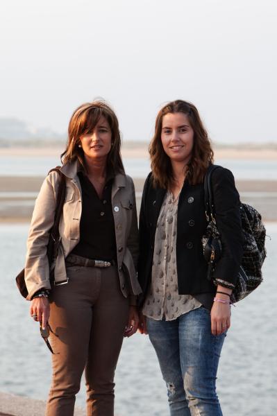 Arancha Ruiz y Marina Higuera