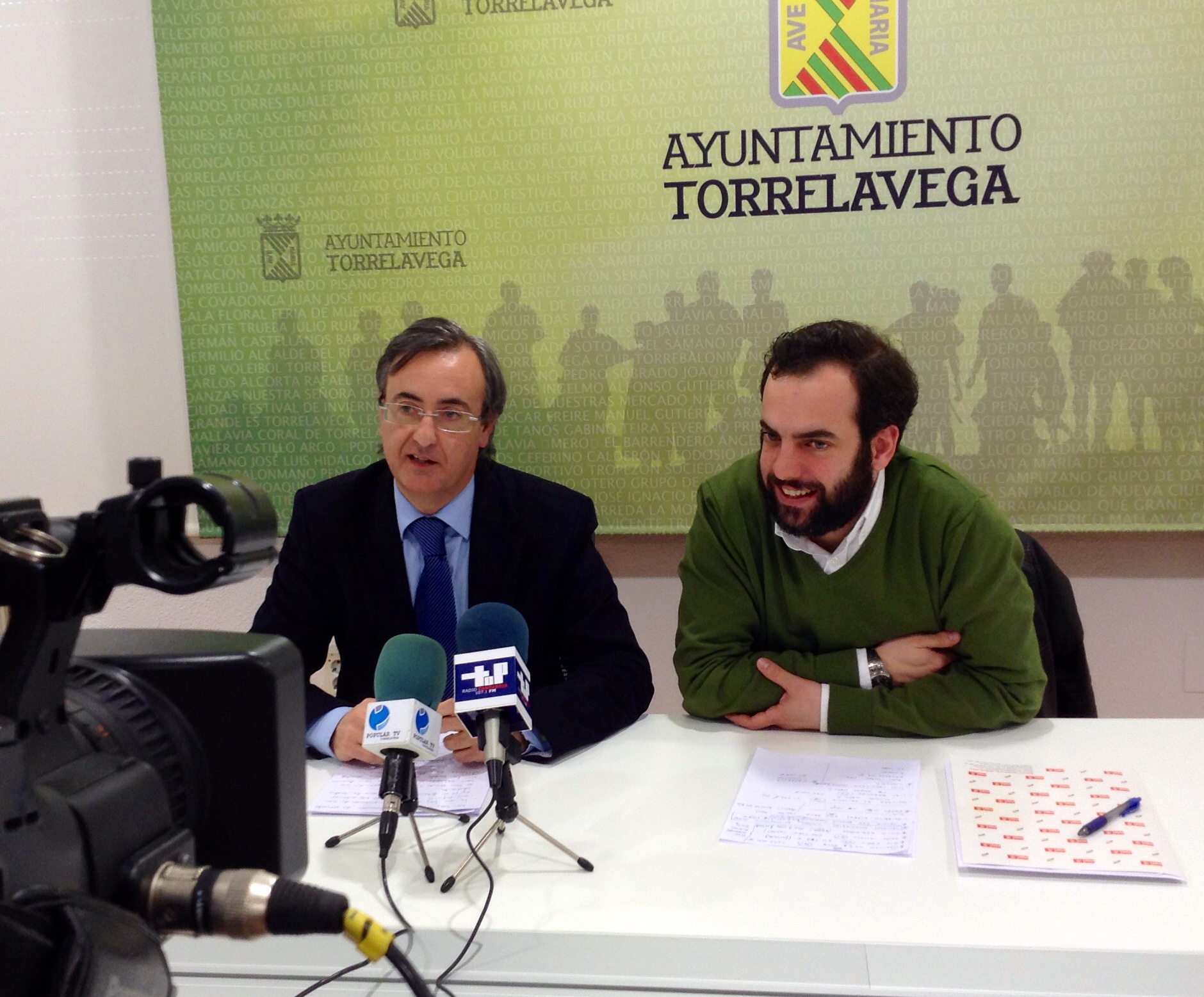 Pedro G. Carmona y Jos? Otto Oyarbide en rueda de prensa