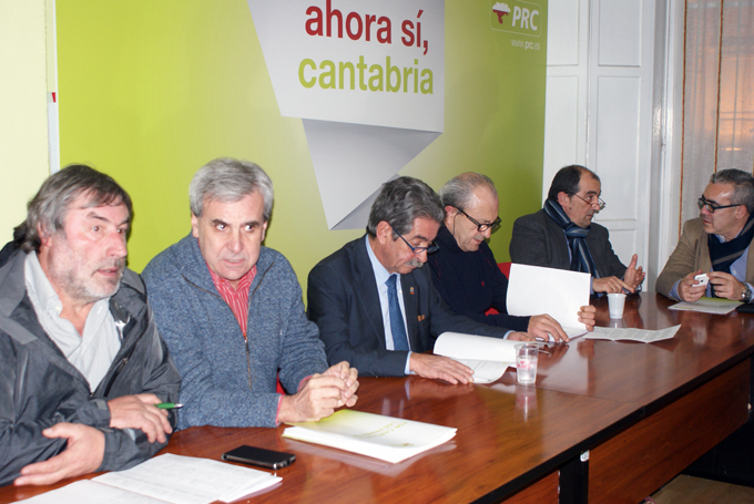 Miembros del Ejecutivo del PRC durante la reuni?n de este viernes