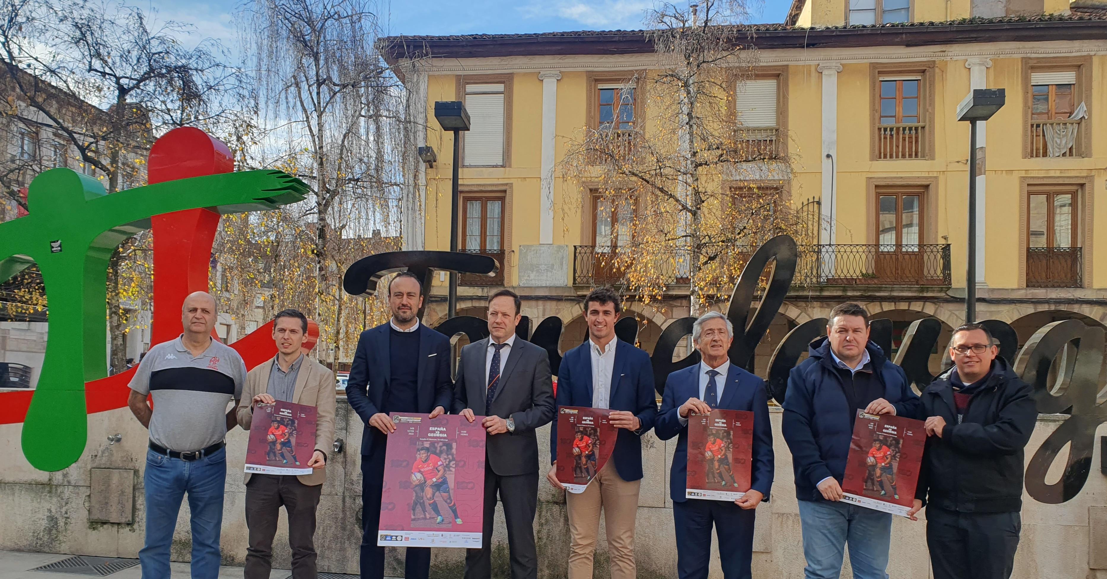Torrelavega acoge el partido de rugby entre las selecciones absolutas de España y Georgia