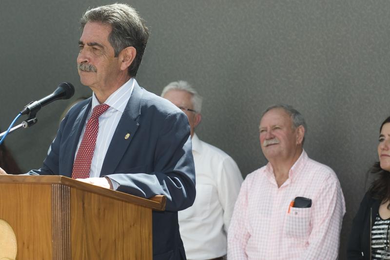 Revilla durante el mitin que ha pronunciado en Mogro