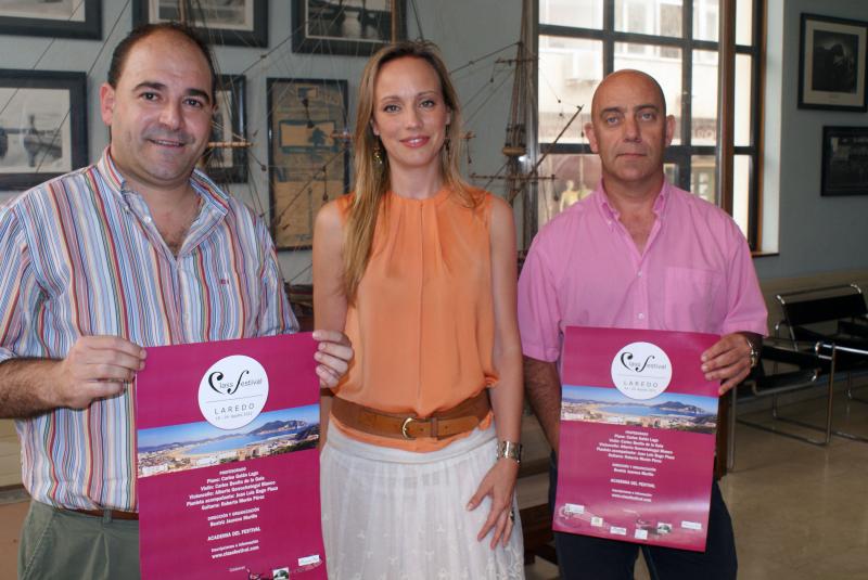 De izquierda a derecha, Pedro Diego, Beatriz Jaurena y David del R?o