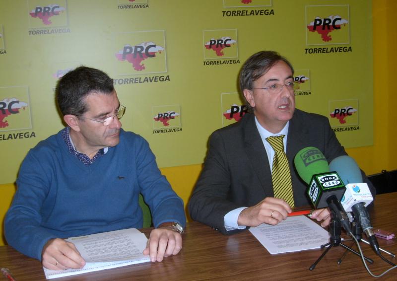 Pedro G. Carmona y Pedro P. Noriega en rueda de prensa