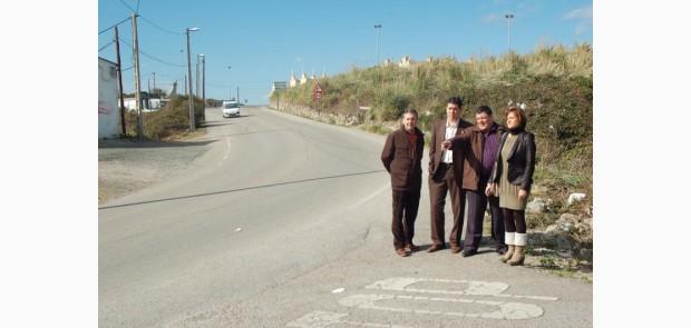 Trayecto del posible acceso peatonal