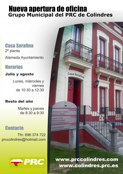 La Casa de Do?a Serafina albergar? la nueva oficina del Grupo Municipal del PRC
