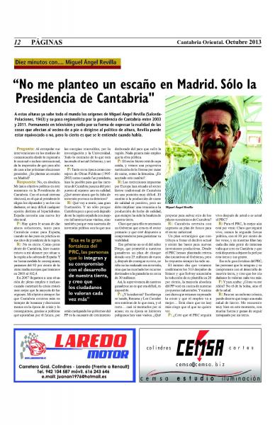 Entrevista a Miguel Angel Revilla en P?ginas del As?n