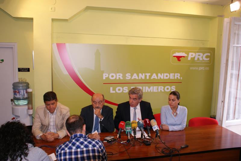 Sierra, Maz?n, Fuentes-Pila y Trueba, en rueda de prensa