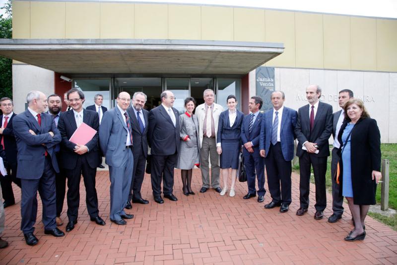 Foto de grupo de los patronos