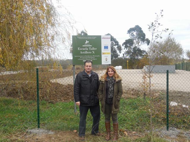 Francisco Ortiz y Maica Melgar, concejales regionalistas, visitan los huertos ecol?gicos