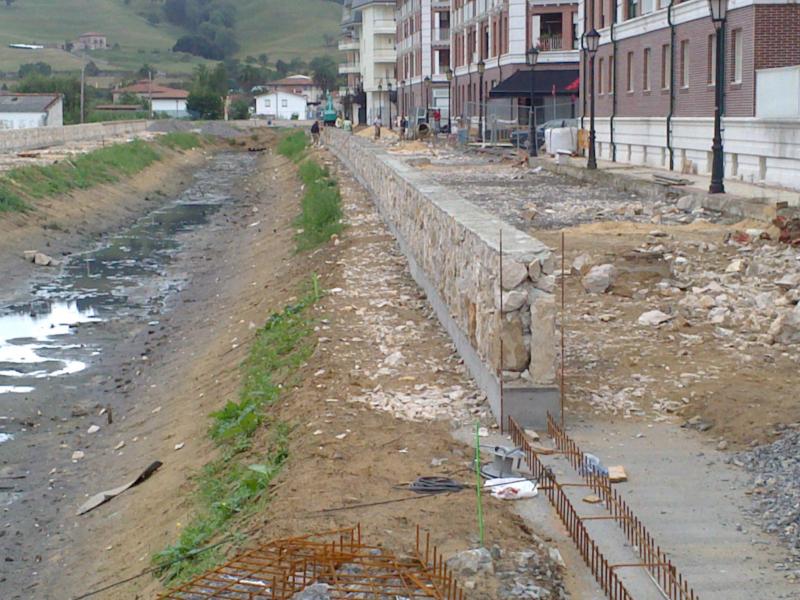 Estado actual de las obras del Regato Madre