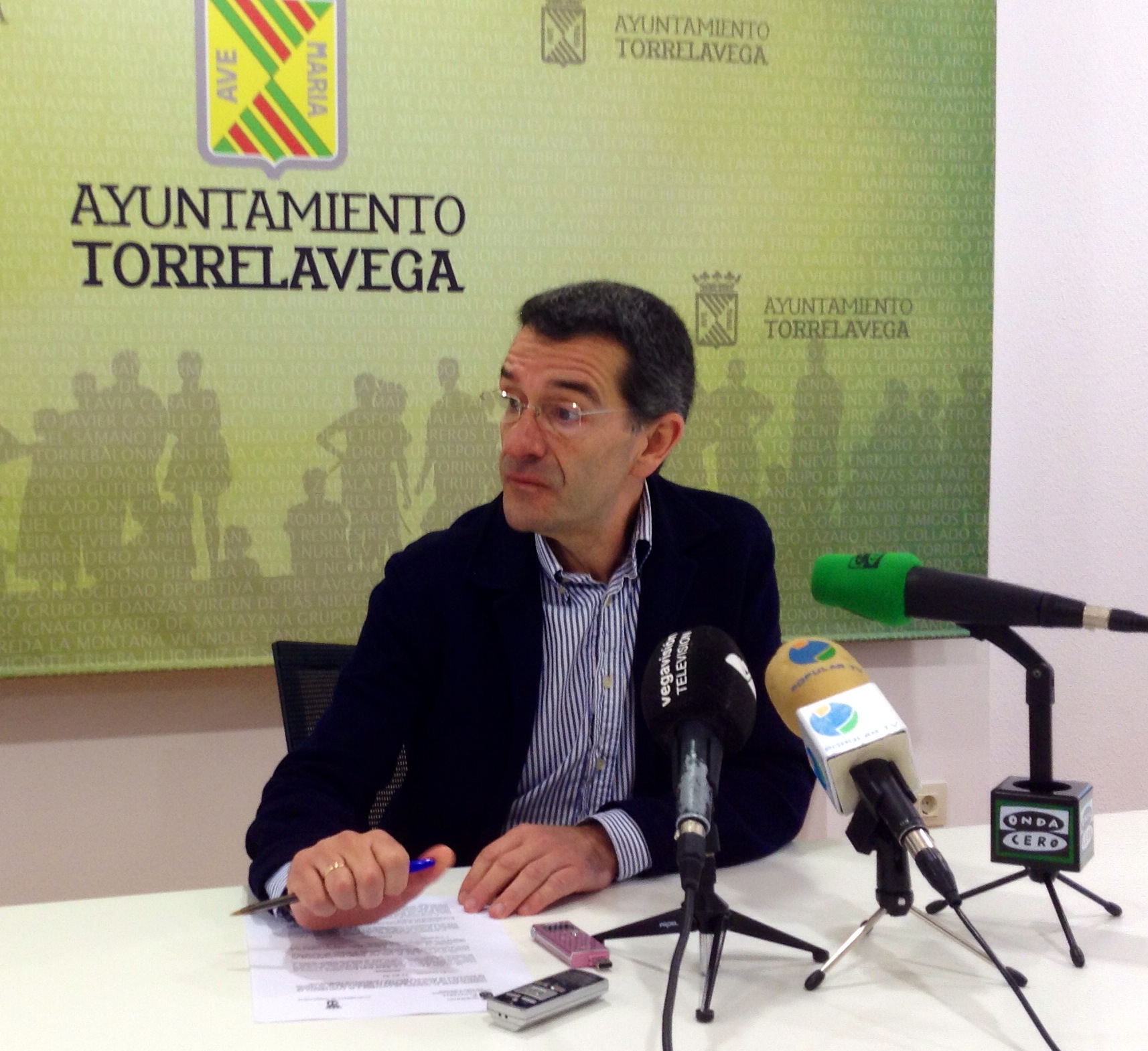 Pedro P. Noriega en rueda de prensa