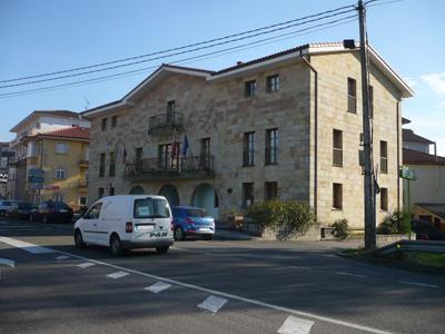 Vista del Consistorio de Hazas de Cesto