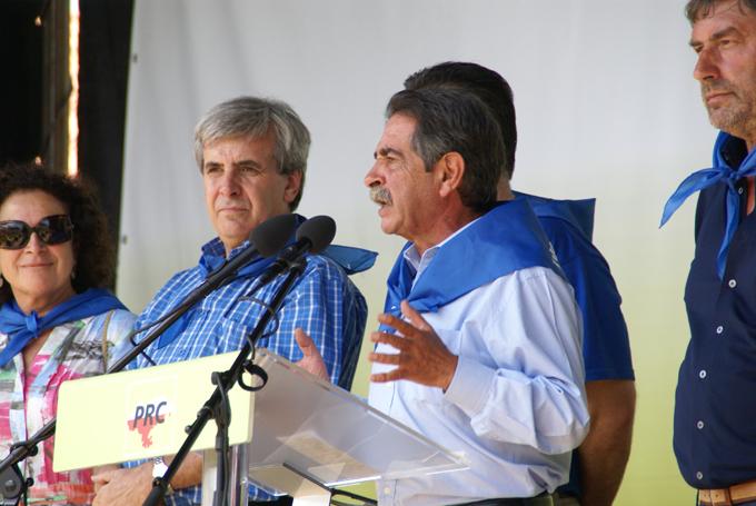 Miguel ?ngel Revilla en un momento de su intervenci?n