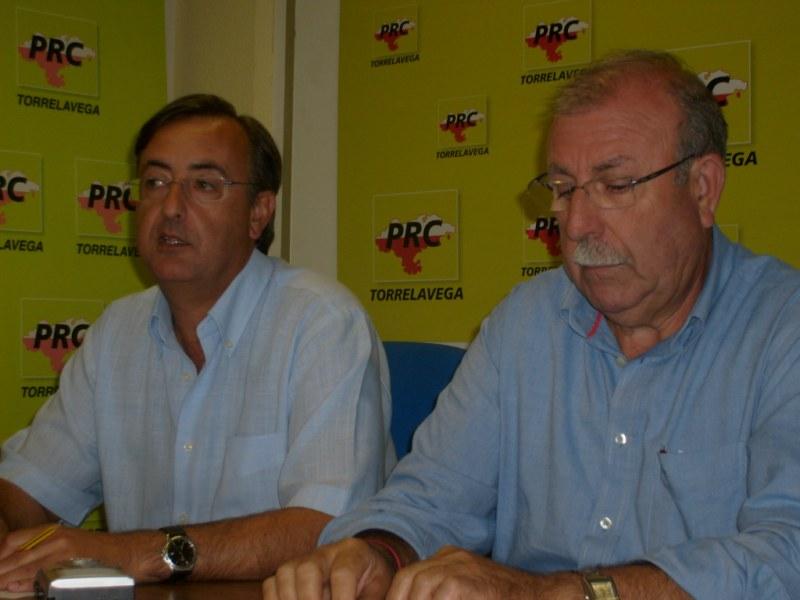 G.Carmona e Higinio Ter?n durante la rueda de prensa