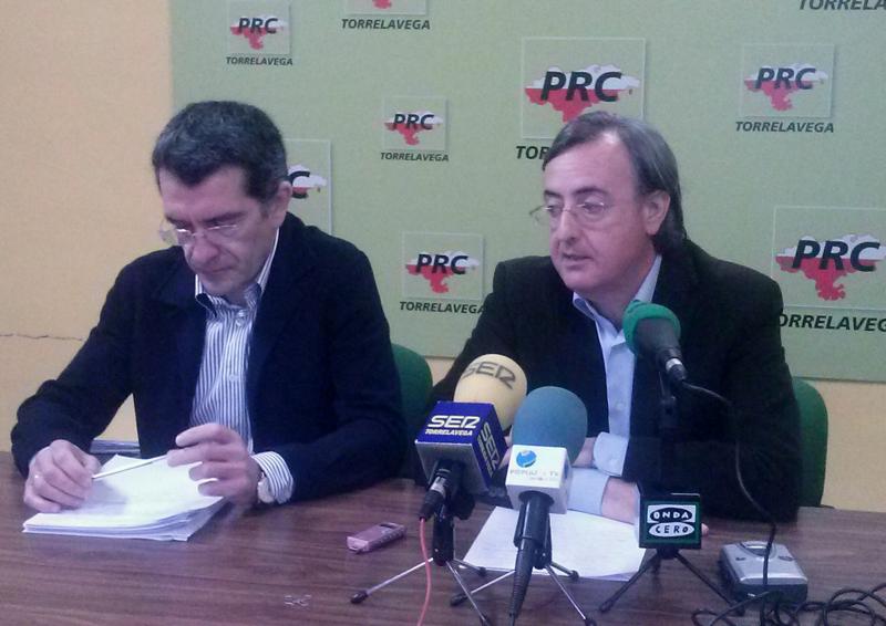 Pedro G. Carmona y Pedro P. Noriega en rueda de prensa