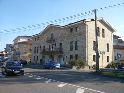 Vista de la Casa Consistorial, ubicada en Beranga