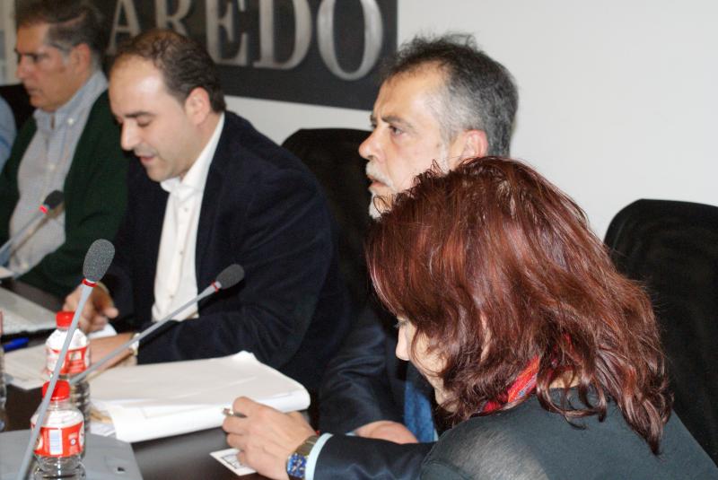 Los ediles del PRC durante la celebraci?n de un Pleno