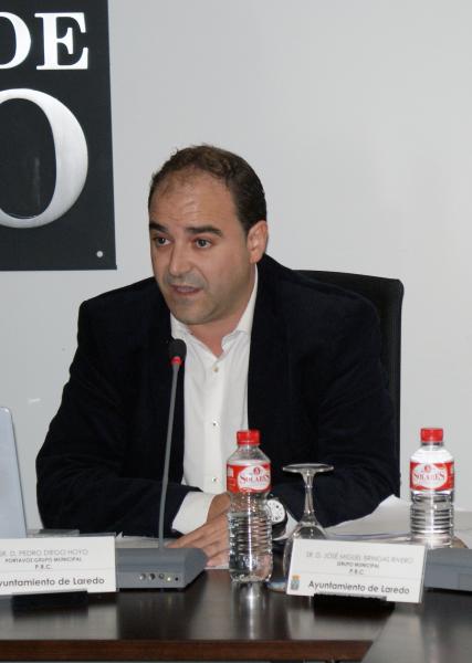Pedro Diego, portavoz del PRC en el Ayuntamiento de Laredo