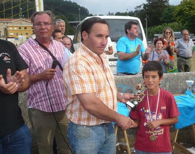 El edil de Deportes, Jos? Mar?a Fern?ndez, en el acto de entrega de los trofeos