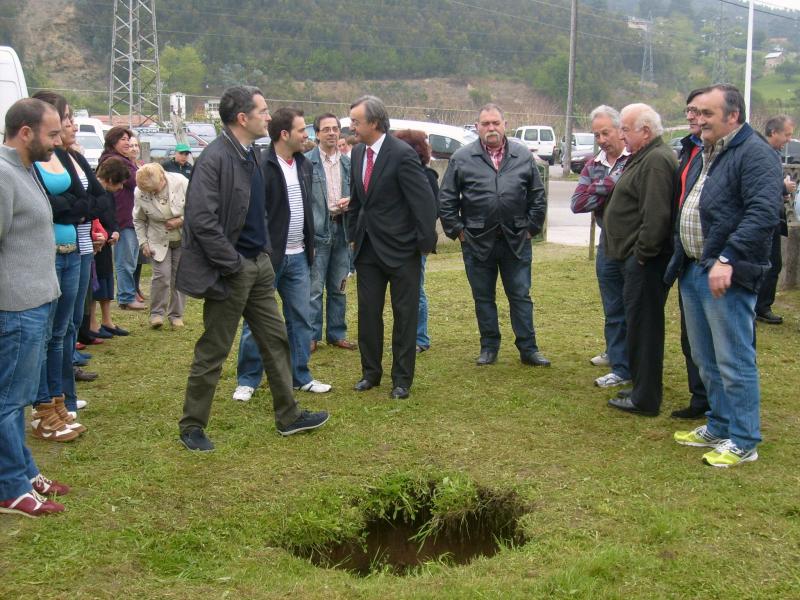 Pedro G. Carmona y Pedro P. Noriega en La Turbera