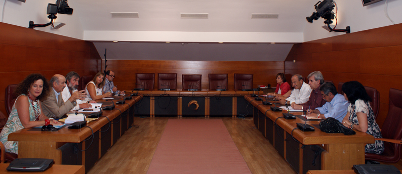 Foto: El Grupo Regionalista durante la reuni?n de esta ma?ana