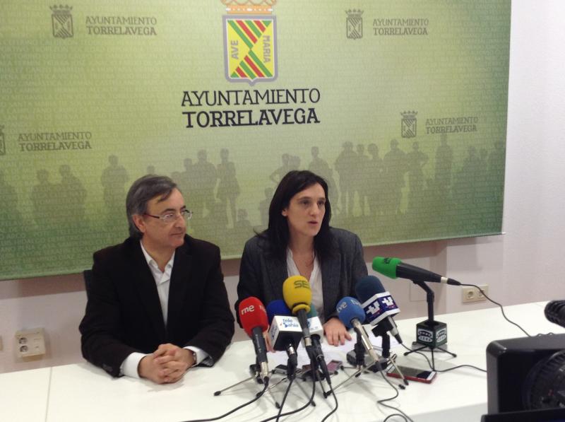 Rueda de prensa de la alcaldesa y del primer teniente de alcalde