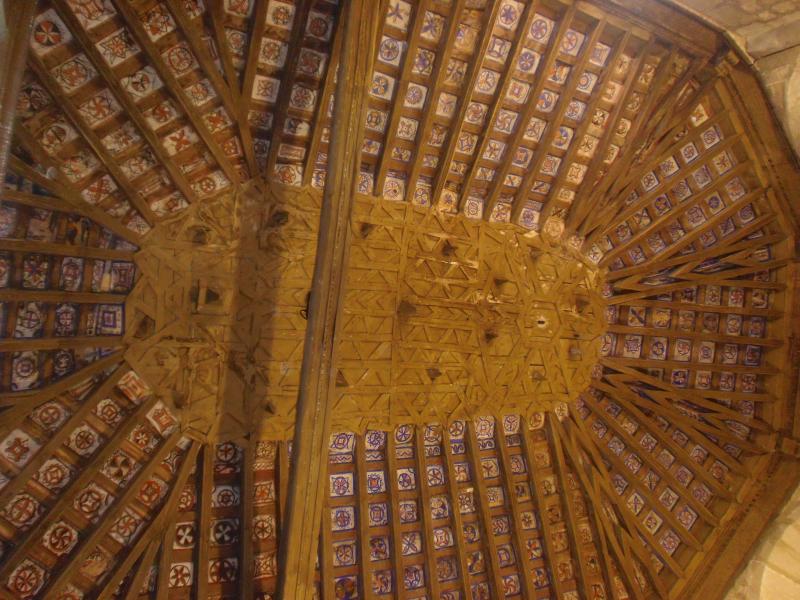 Artesonado mudejar de la iglesia de Quintanilla de An