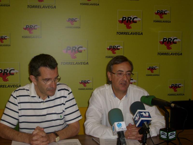 Pedro G. Carmona y Pedro P. Noriega en rueda de prensa