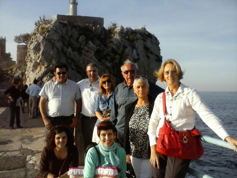 Componentes del Hermanamiento en visita a Castro Urdiales