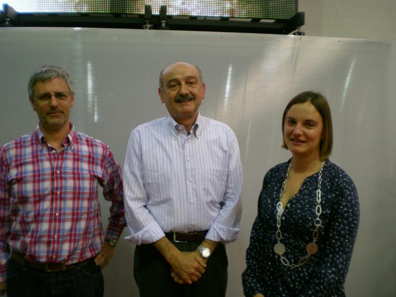 Francisco Prieto, Jos? Mar?a Maz?n y Ana Obreg?n