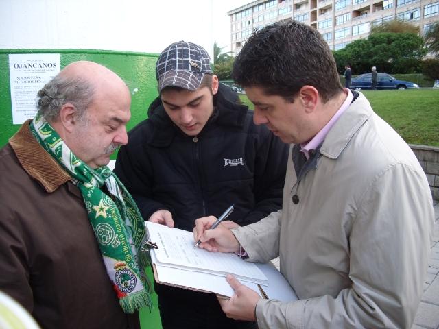 Los regionalistas rubrican su apoyo a la iniciativa racinguista de recuperar la Fuente de Cacho