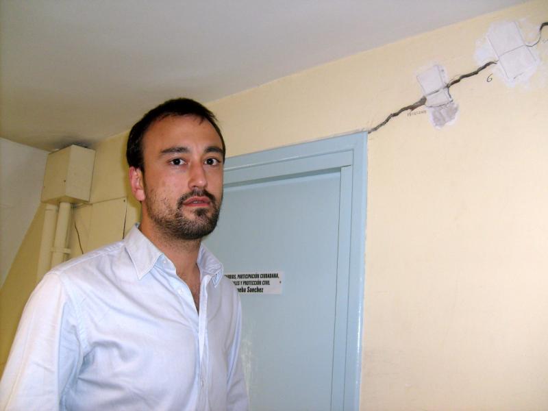 Javier L. Estrada en el Ayuntamiento