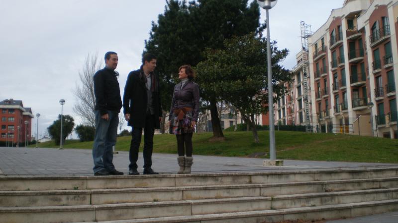 Carlos Ruiz, coordinador zona PRC; Francisco Sierra, portavoz PRC y Concepci?n Solanas, concejal PRC Santander