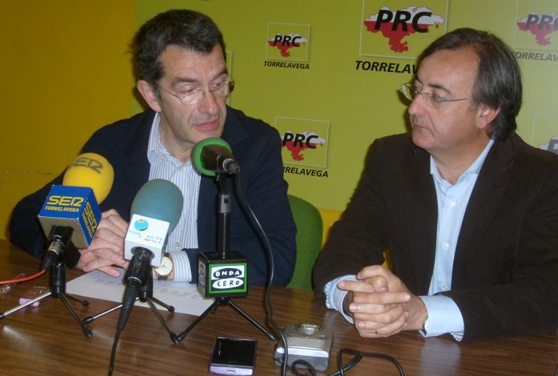 Pedro G. Carmona y Pedro P. Noriega en rueda de prensa