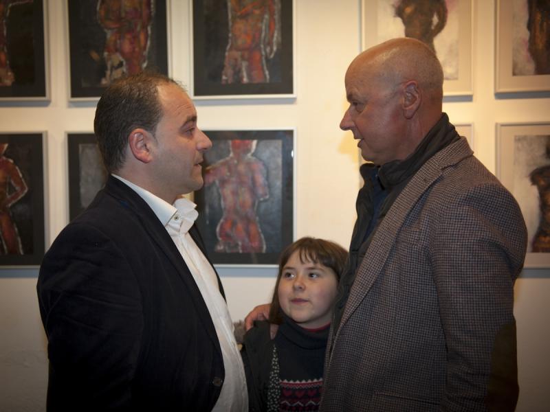 Pedro Diego con Ignacio Lyron