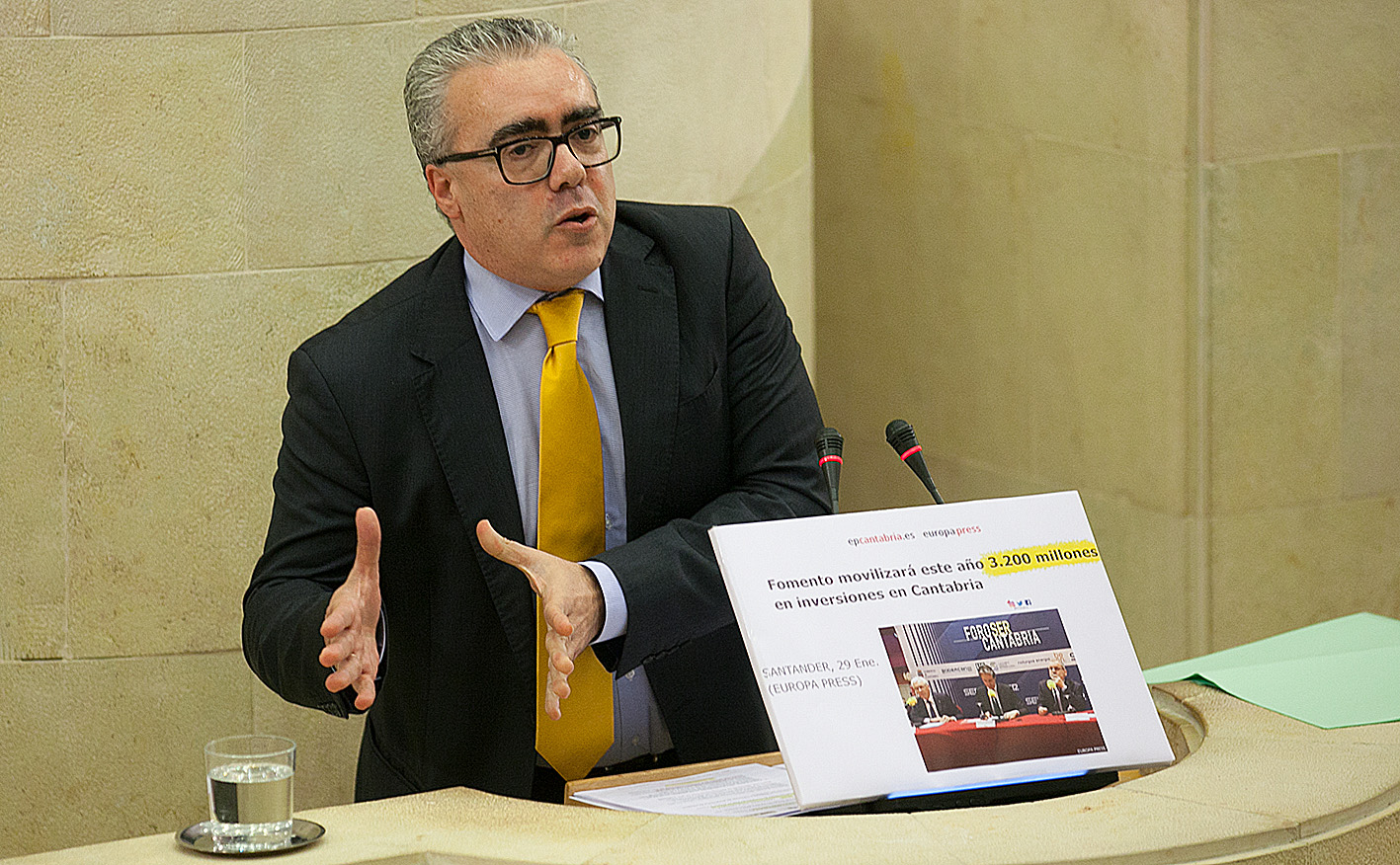 Pedro Hernando, portavoz regionalista.