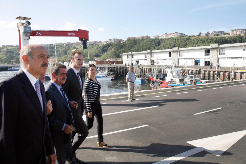 Revilla y Maz?n, en la inauguraci?n en Suances