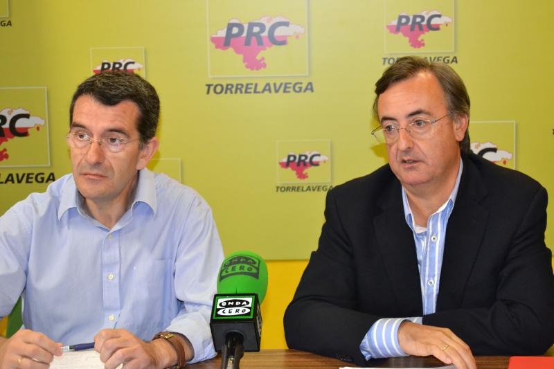 Pedro G. Carmona y Pedro P. Noriega en rueda de prensa