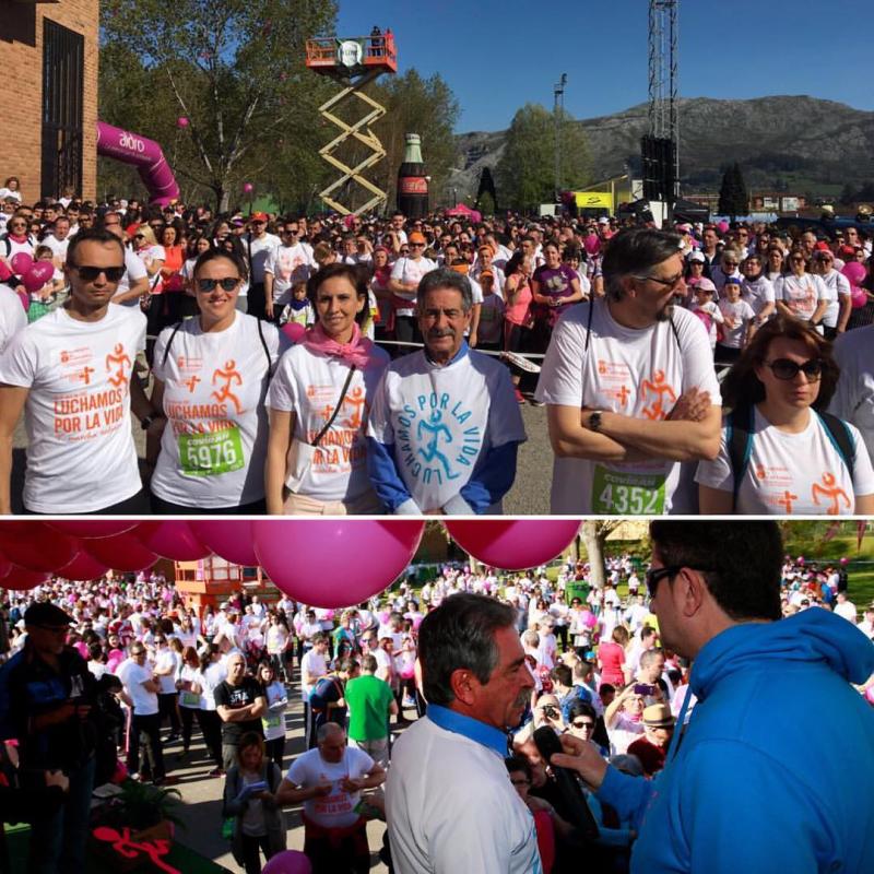 El presidente del Gobierno asiste a la 9ª marcha Luchamos por la vida en Los Corrales