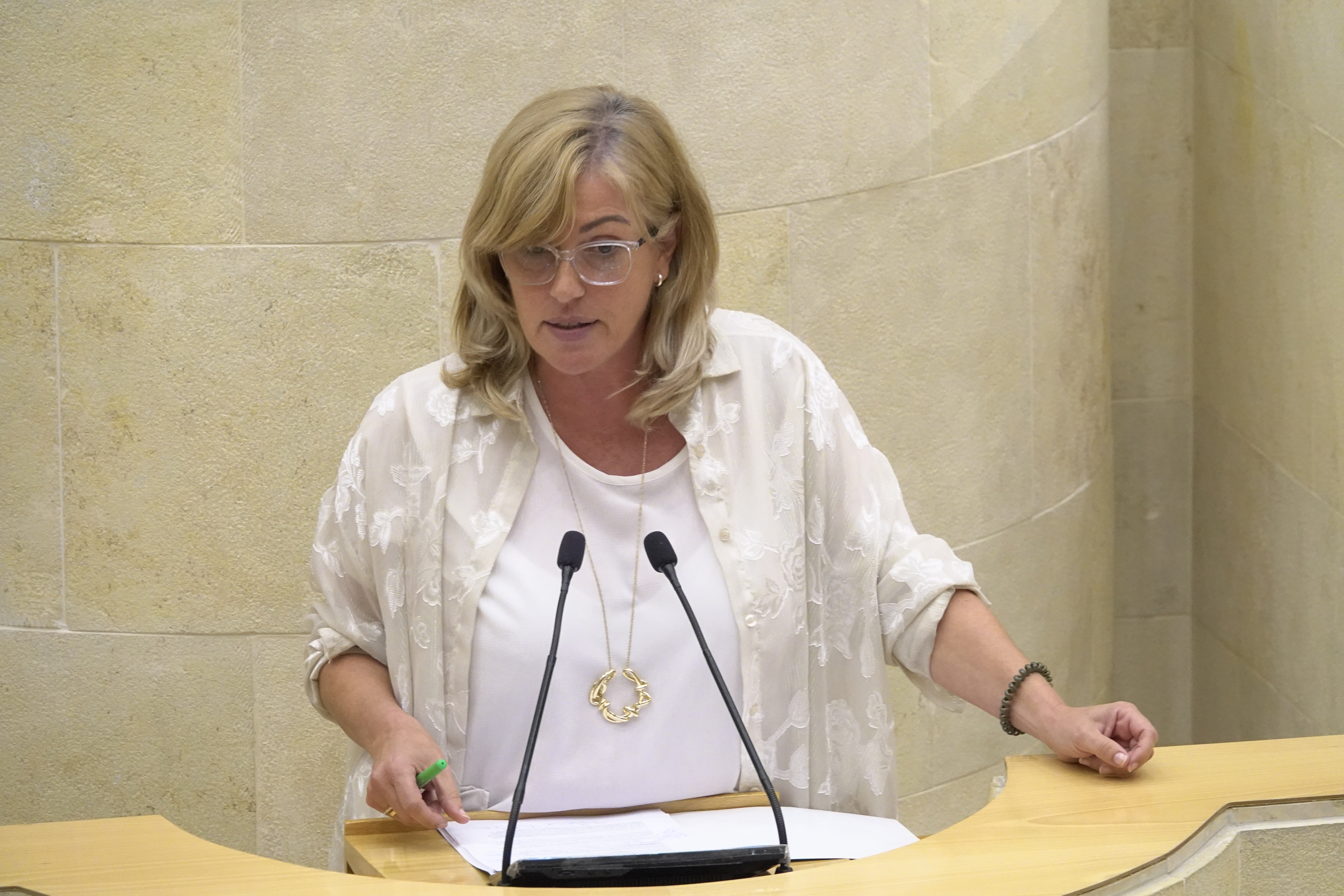 La diputada regionalista Rosa Díaz