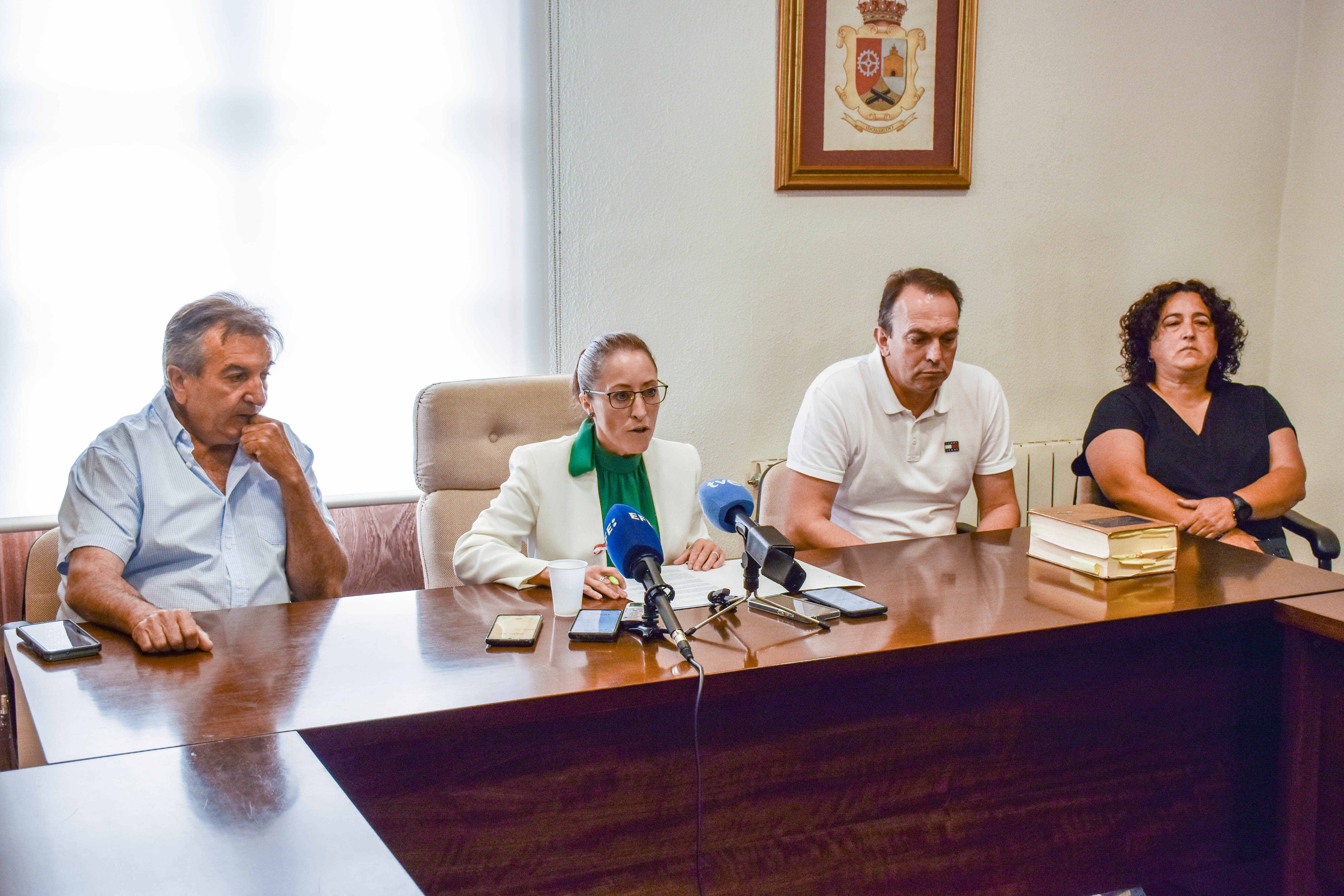 La alcaldesa y los concejales del PRC en Molledo