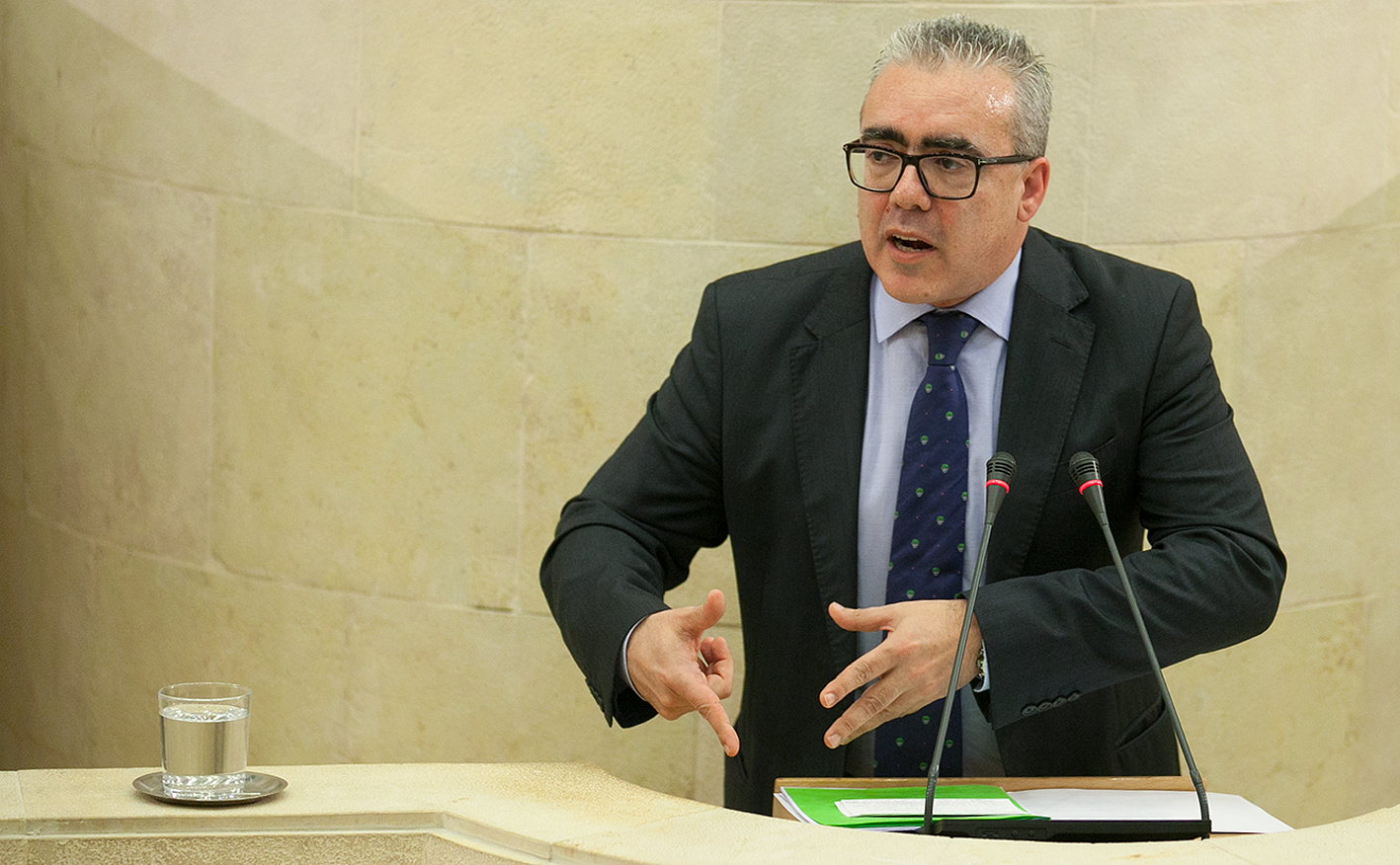 El portavoz regionalista, Pedro Hernando.