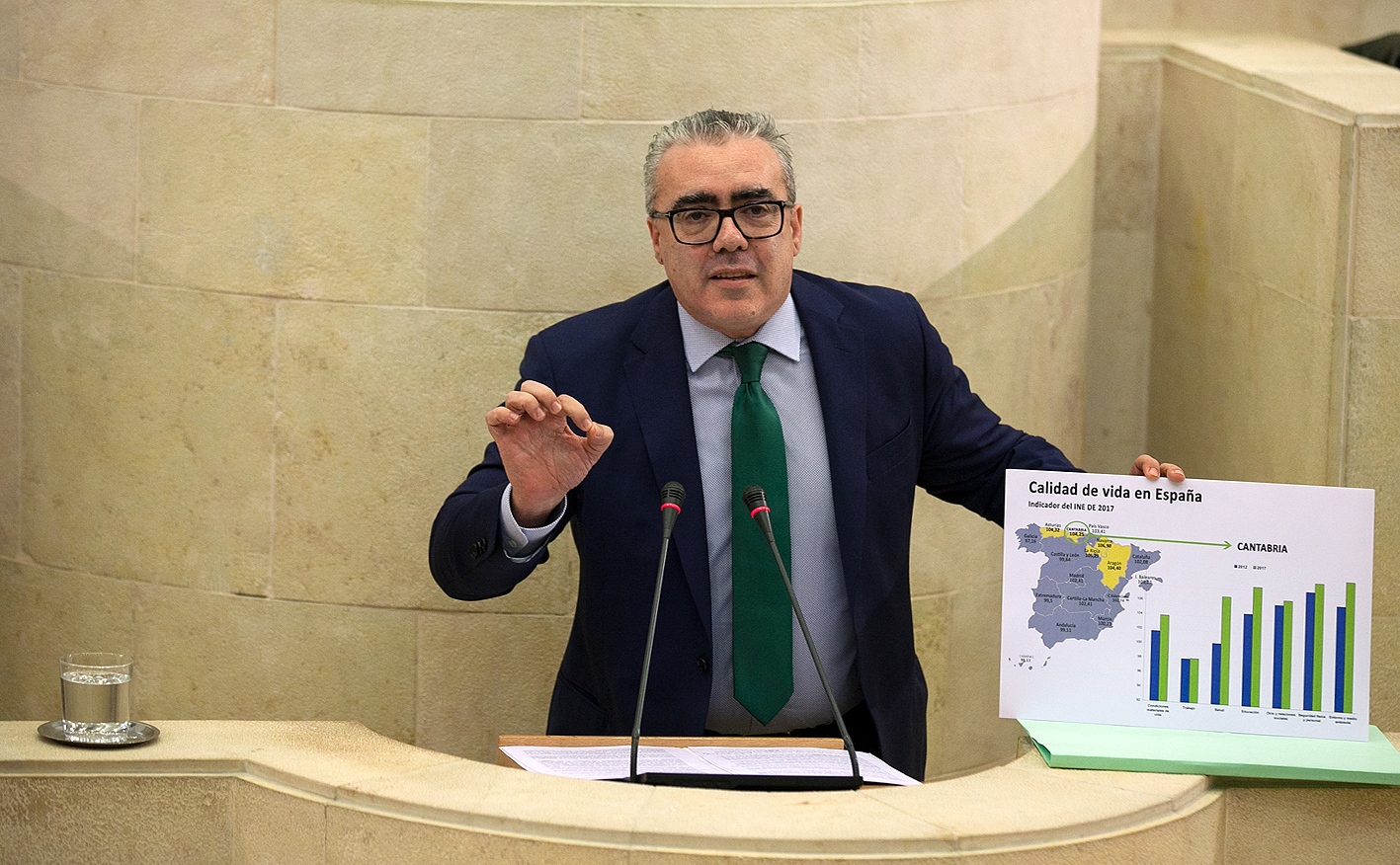 Pedro Hernando, portavoz regionalista.