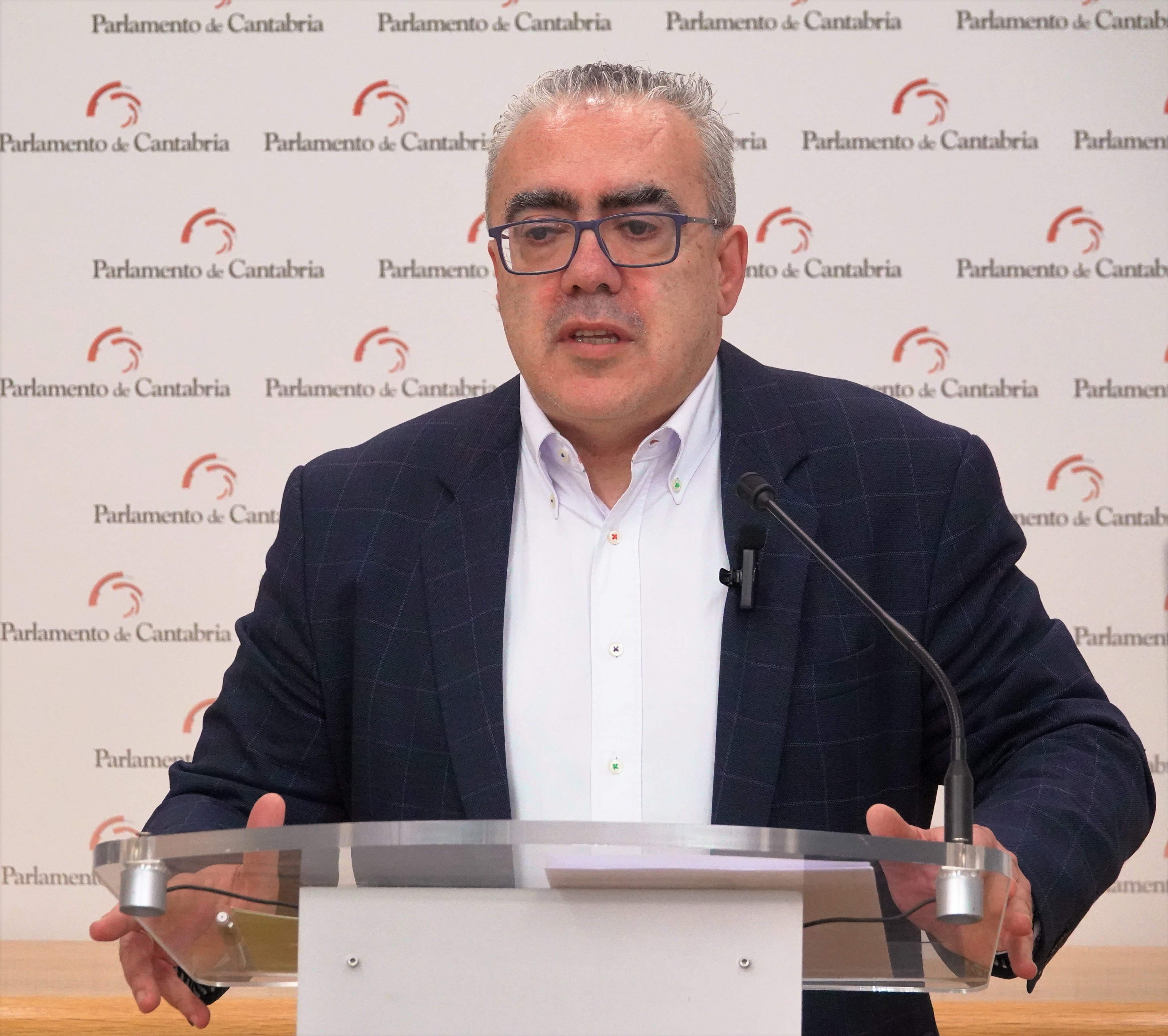 Pedro Hernando en la rueda de prensa que ha ofrecido hoy