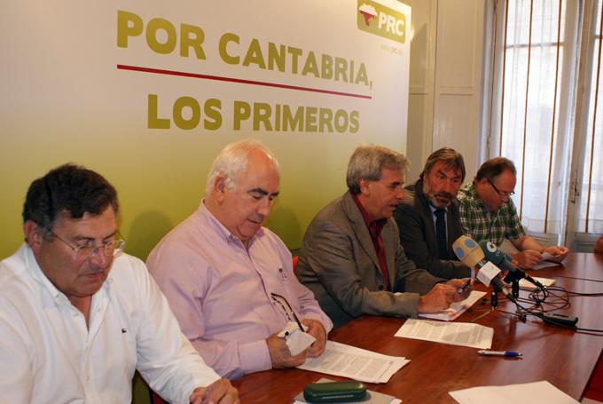 Francisco As?n, Adolfo Izaguirre, Rafael de la Sierra, Fernando Fern?ndez y Eduardo Ortiz, de izquierda a derecha.